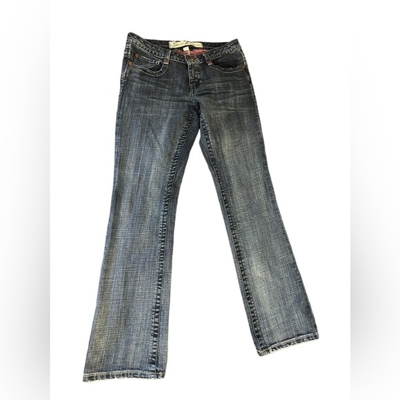 Seven7 Stud Double 7 Bootcut Women's Jean Bonanza Blue ~ NWT ~ Size: 32 - Picture 1 of 14